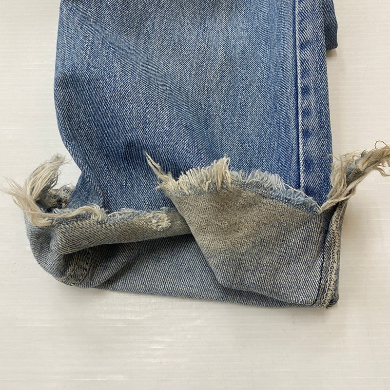 【ジャンク品】【メンズ】 Levi's リーバイス 80's 517 BOOT CUT DENIM PANTS VINTAGE 40517-0215 80年代 517 ブーツカット デニムパンツ ボトムス ジーンズ ヴィンテージ オレンジタブ ボタン裏刻印532 156-260316-ks-07-tei サイズ:W32L32 カラー:インディゴ 万代Net店