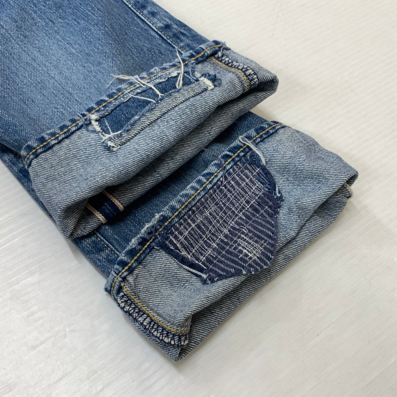 【中古品】【メンズ】 STUDDED DISTRESSED DENIM PANTS 0212AP03 スタッズ ダメージ デニムパンツ ボトムス ジーンズ SP加工パンツ 151-260313-ko-15-fuzh サイズ:28 カラー:インディゴ 万代Net店