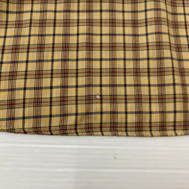 【現状渡し品】【メンズ】 SHELTER BAY by ARROW シェルターベイ バイ アロー BD L/S CHECK SHIRT ボタンダウン ロングスリーブ チェック シャツ 長袖トップス 145-260716-ss-06-tei サイズ:L カラー:ブラウン 万代Net店