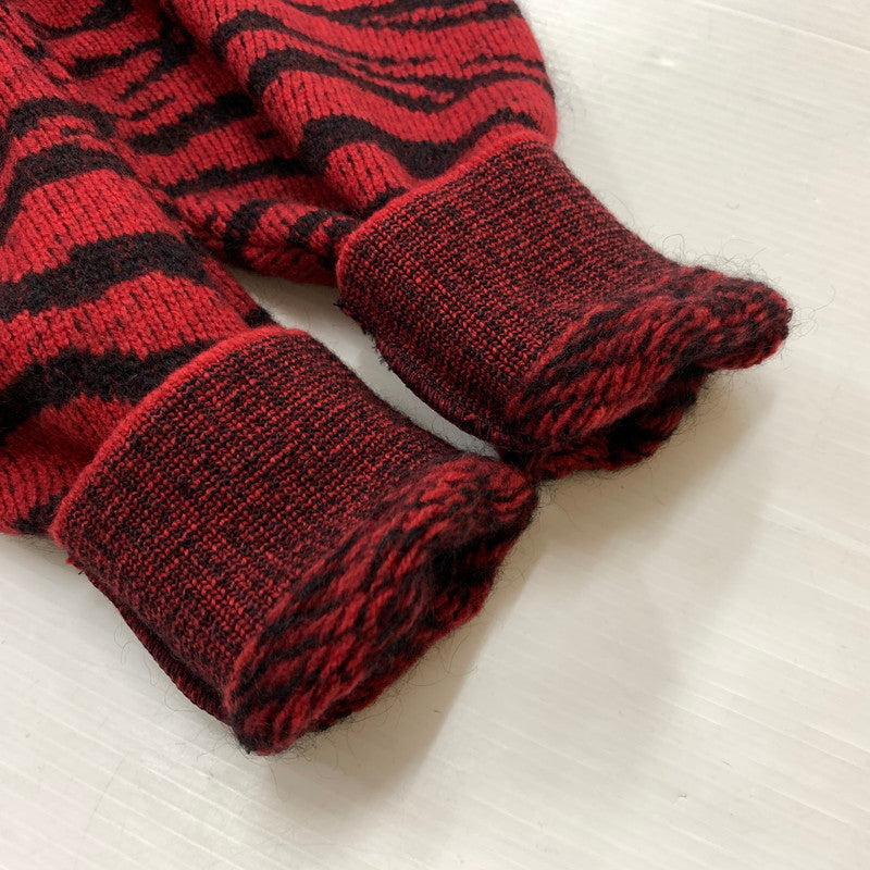【中古品】【メンズ】 TIGER MOHAIR JAQUARD KNIT SWEATER 25FW-WMK-KN05 タイガー モヘア ジャカード ニット セーター トップス 140-260331-ko-11-fuzh サイズ:L カラー:レッド 万代Net店