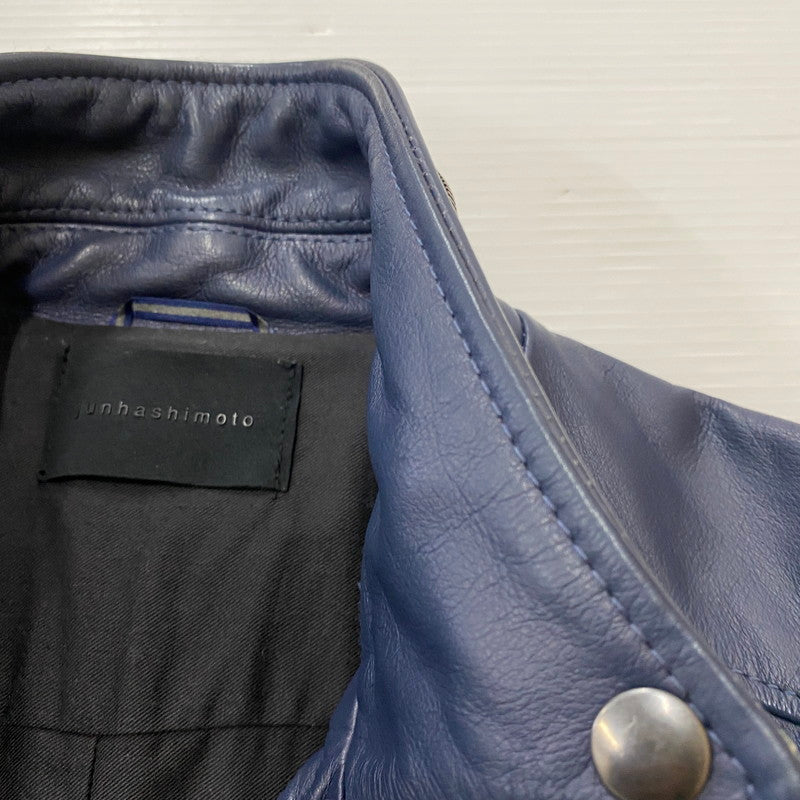 【中古品】【メンズ】 16AW DOUBLE INNER RIDERS 1021620008 ダブル インナー ライダース アウター 140-260401-ks-21-fuzh サイズ:2 カラー:ネイビー 万代Net店