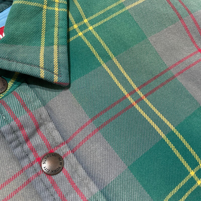 【中古品】【メンズ】 26SS QUILTED LINED FLANNEL SNAP SHIRT キルティング ラインド フランネル スナップ シャツ ジャケット ライトアウター 149-260404-yo-14-fuzh サイズ:XL カラー:グリーン 万代Net店