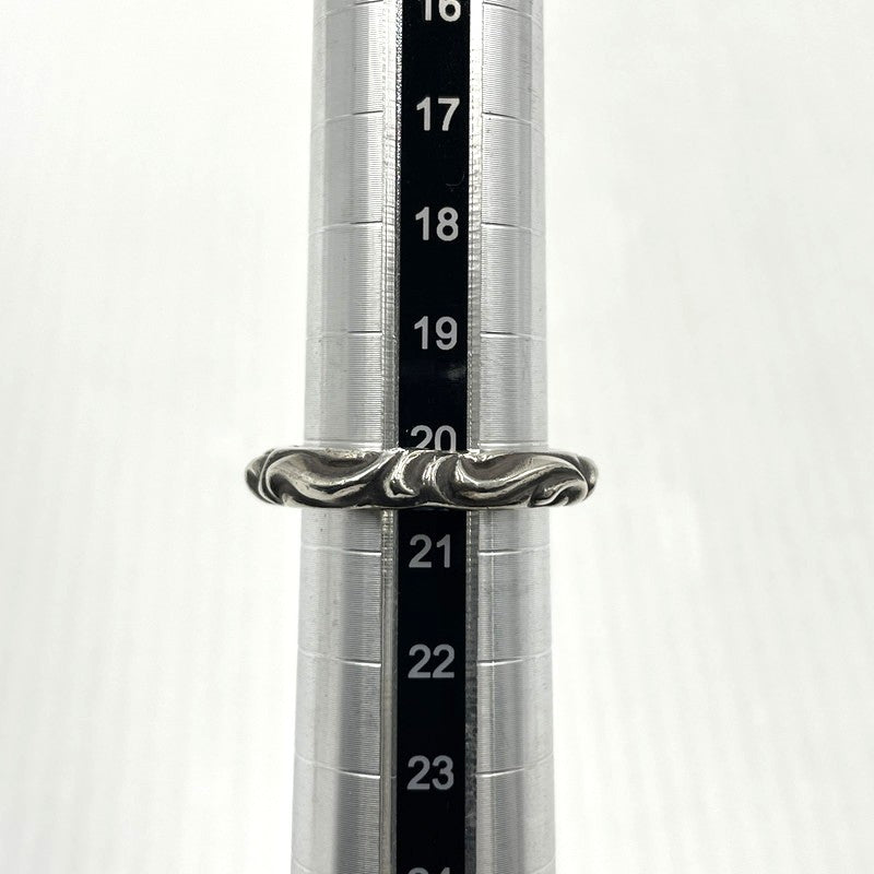 【中古品】【メンズ】 CHROME HEARTS クロムハーツ SCRL BAND RING スクロール バンド リング 指輪 アクセサリー 190-261027-yo-30-teih カラー:シルバー 20号 万代Net店