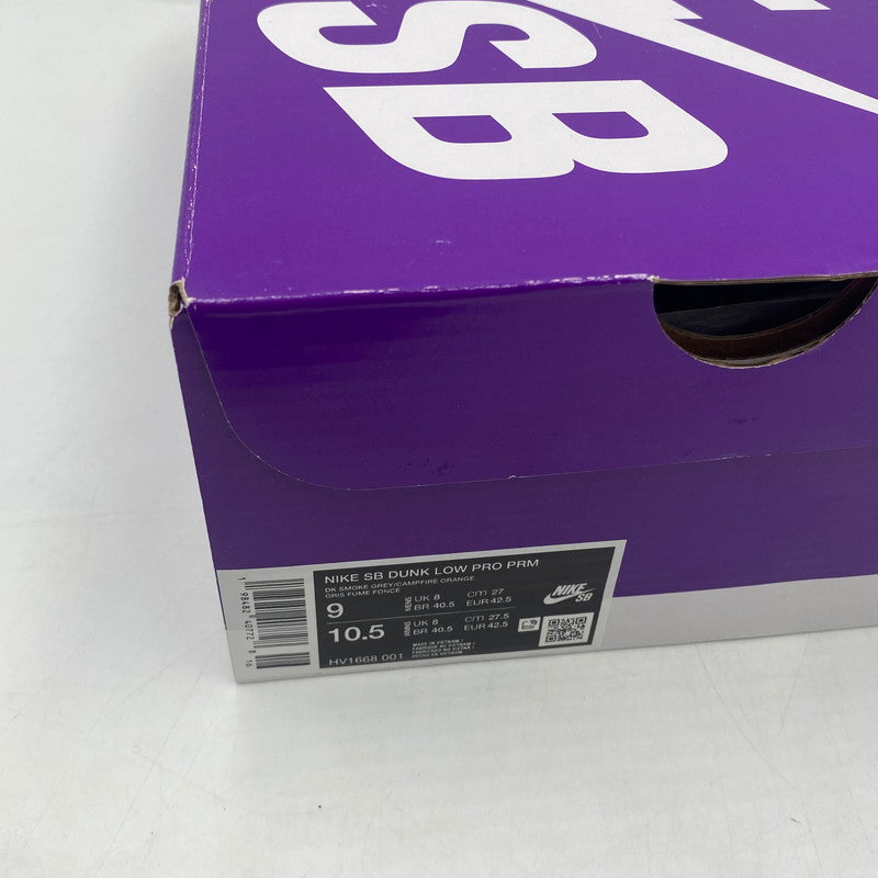 【中古美品】【メンズ】 NIKE HV1668-001 SB DUNLOW PRO PRM ナイキ SB ダンク ロー プロ "ダークスモークグレー アンド ブラック" 160-260516-nm-04-tei カラー:ブラウン 万代Net店