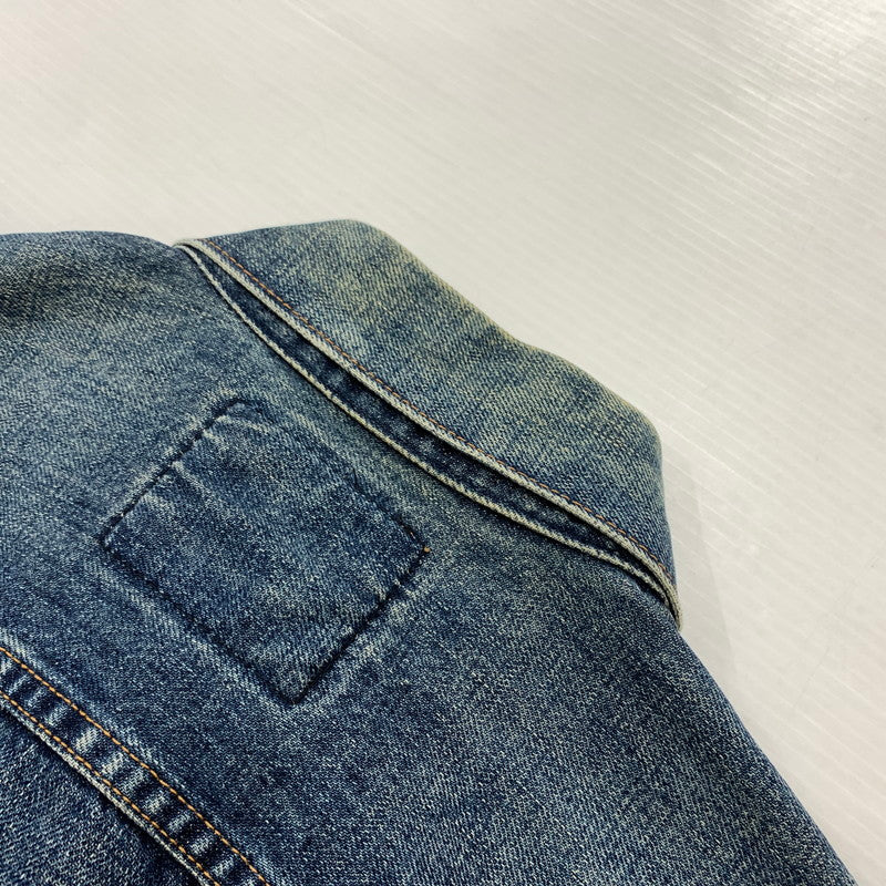 【中古品】【メンズ】 3RD DENIM JACKET 70504-00 サード デニム ジャケット アウター Gジャン 145-260419-ko-08-fuzh サイズ:40 カラー:インディゴ 万代Net店