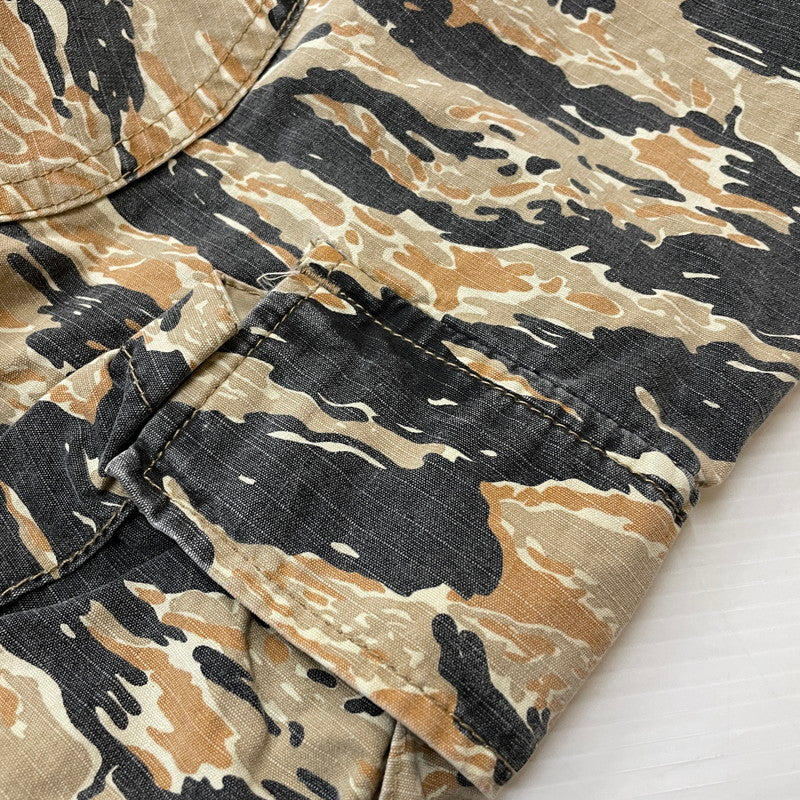 【中古品】【メンズ】 90's TIGER CAMO CARGO PANT 90年代 タイガー カモ カーゴパンツ ボトムス 153-260418-ko-18-fuzh サイズ:32 カラー:ベージュ 万代Net店