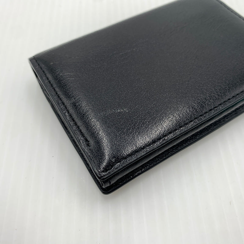 【中古品】【メンズ】 Vivienne Westwood ヴィヴィアン・ウエストウッド LEATHER CARD CASE レザー カードケース 財布 二つ折り 208-260712-ko-06-tei カラー:ブラック 万代Net店