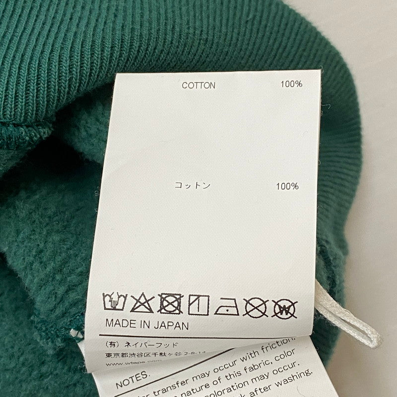 【中古品】【メンズ】 WTAPS ダブルタップス SIGN/SWEATER/COTTON 241ATDT-CSM01 サイン セーター コットン トップス トレーナー 142-260501-ks-10-tei サイズ:3 カラー:グリーン 万代Net店