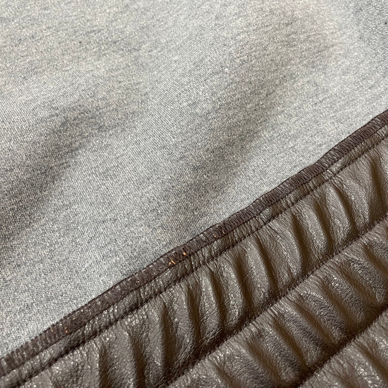 【中古品】【メンズ】 Needles ニードルス × NUBIAN ヌビアン 別注 コラボ TRACK JACKET "SYNTHETIC LEATHER" RW1649 トラックジャケット シンセティックレザー ライトアウター 140-260502-yo-13-tei サイズ:M カラー:ダークブラウン 万代Net店