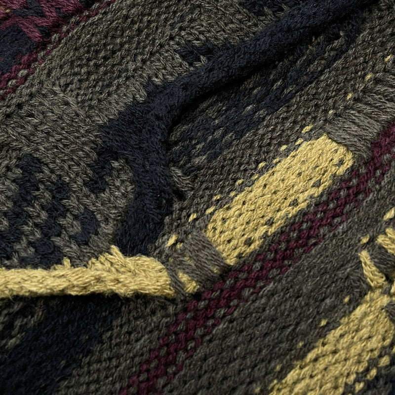 【中古品】【メンズ】 FAT エフエーティー RANDOM YARN KNIT CARDIGAN F32410-KN02 ランダム ヤーン ニット カーディガン 長袖 トップス 142-260507-ks-01-tei サイズ:SKINNY カラー:マルチ 万代Net店