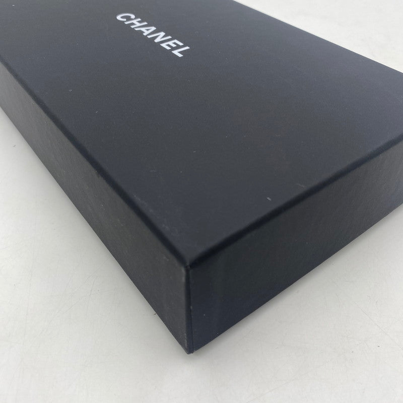 【中古品】【レディース】 CHANEL シャネル A80286 キャビアスキン ボーイフラップ ウォレット 財布 二つ折り財布 長財布 ロングウォレット 181-260511-ks-05-tei サイズ:箱 カード付き カラー:ブラック 万代Net店