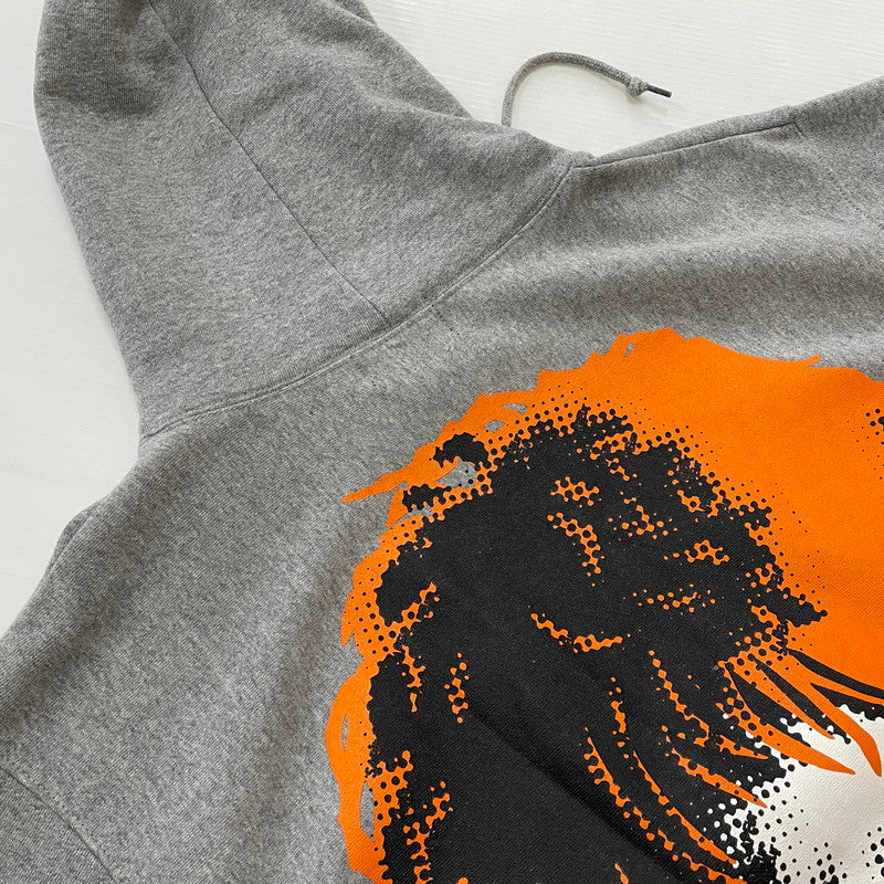 【中古品】【メンズ】 SAPEur サプール MASATOSHI HAMADA HOODIE 浜田 雅功 フーディー トップス プルオーバーパーカー 142-260507-ks-29-tei サイズ:L ※使用感あり カラー:グレー 万代Net店