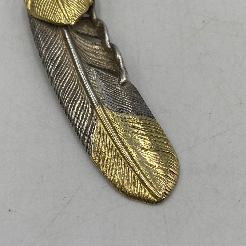 【中古品】【メンズ】 TADY&KING タディアンドキング tkgh-053 特大ハートK18ヘザー剣先K18 右向き アクセサリー ネイティブジュエリー 191-260511-ks-09-tei カラー:ゴールド/シルバー 万代Net店