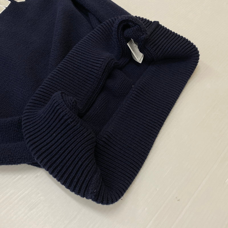 【中古品】【メンズ】 X-LARGE エクストララージ COLLEGE LOGO CREWNECK KNIT 101204015001 カレッジロゴ クルーネックニット トップス セーター 142-260716-ss-02-tei サイズ:M カラー:ネイビー 万代Net店