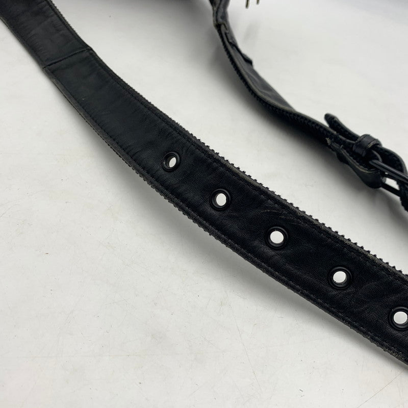 【現状渡し品】【メンズ】 schott ショット PADDED BODY BAG 3109023 パデッド ボディバッグ カバン レザーバッグ 188-260606-ko-10-tei カラー:ブラック 万代Net店