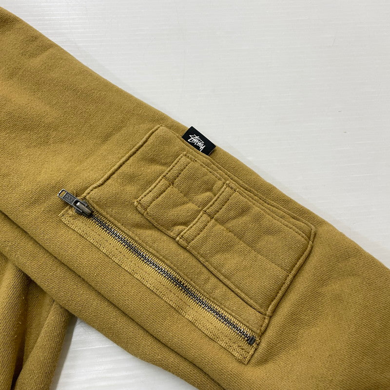 【中古品】【メンズ】 STUSSY ステューシー MA-1 COTTON JACKET MA-1 コットンジャケット ライトアウター 142-260606-yo-20-tei サイズ:S カラー:ブラウン 万代Net店