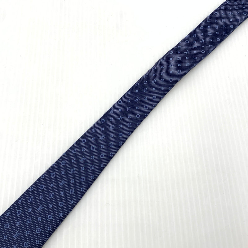 【中古品】【メンズ】 LOUIS VUITTON ルイ・ヴィトン M70953 25年製 モノグラム クラシック ネクタイ アクセサリー 179-260724-ko-12-tei カラー:ブルー系 万代Net店