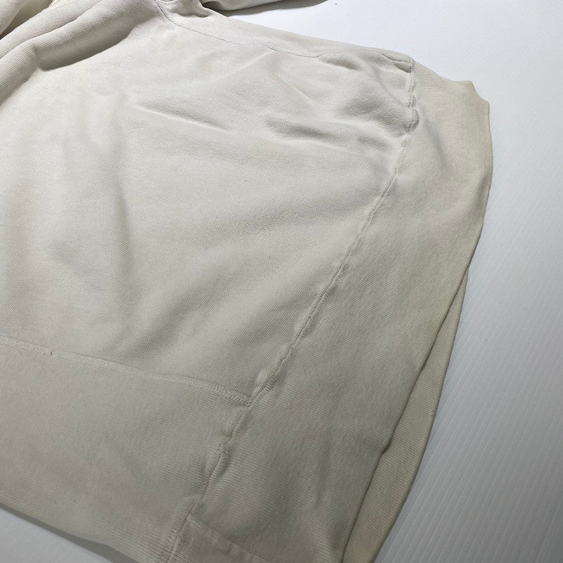 【現状渡し品】【メンズ】 CHAMPION チャンピオン REVERSE WEAVE RUTGERS HOODIE VINTAGE MADE IN USA リバースウィーブ ラトガース フーディー トップス プルオーバーパーカー ヴィンテージ USA製 145-260608-ss-04-tei サイズ:XL カラー:ホワイト 万代Net店