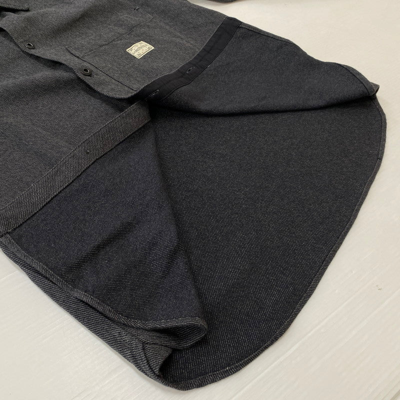 【中古品】【メンズ】 GANGSTERVILLE ギャングスタービル EMBROIDERED L/S SHIRT 刺繍 ロングスリーブ シャツ 長袖トップス 145-260716-ss-07-tei サイズ:S カラー:ブラック系 万代Net店