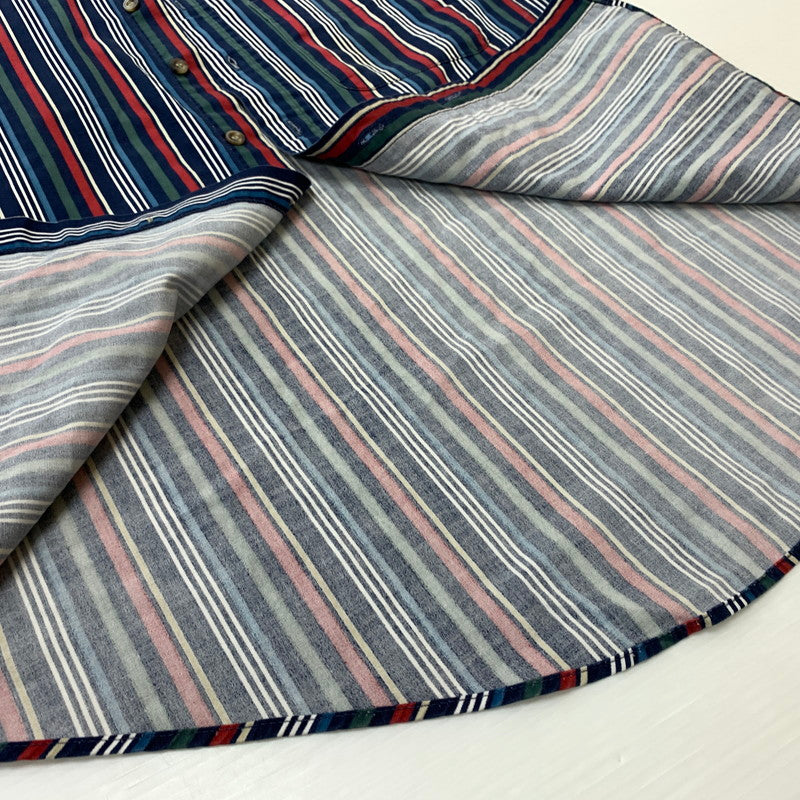 【中古品】【メンズ】 PENDLETON ペンドルトン BUTTON DOWN S/S STRIPE SHIRT VINTAGE ボタンダウン ショートスリーブ ストライプシャツ 半袖 トップス ヴィンテージ 145-260610-ko-02-tei サイズ:M カラー:マルチ 万代Net店