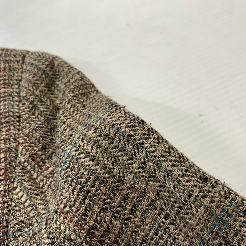 【現状渡し品】【メンズ】 POLO RALPH LAUREN ポロラルフローレン TWEED TAILORED JACKET VINTAGE ツイード テーラードジャケット ライトアウター カジュアルジャケット ヴィンテージ 145-260610-ko-13-tei サイズ:不明 カラー:ブラウン 万代Net店