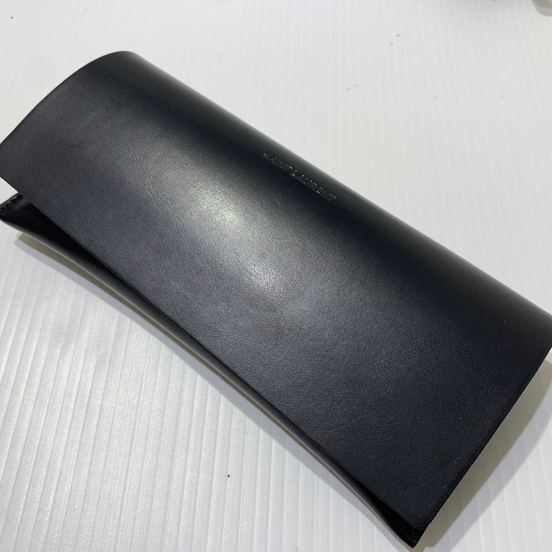 【中古品】【メンズ】 Saint Laurent サンローラン SUNGLASSES SL.142-001 サングラス アイウェア 黒縁フレーム 203-260622-ko-19-tei サイズ:51□19-140 カラー:ブラック 万代Net店