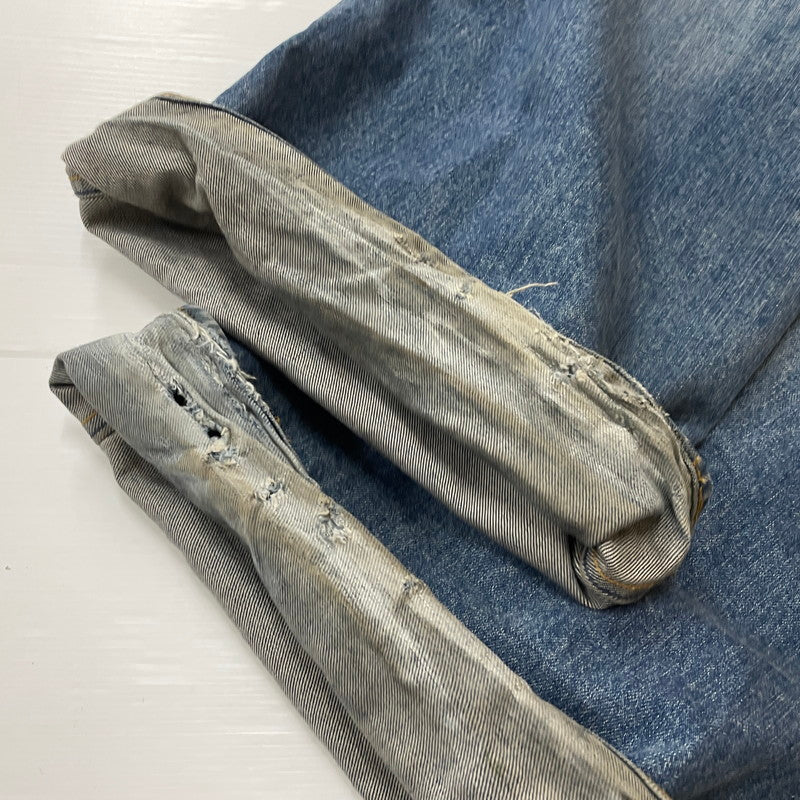 【中古品】【メンズ】 MASU エムユーセスユー FEATHER BAGGY JEANS MBFW-PTB224L ファザー バギー ジーンズ ボトムス ジーンズ 151-620618-sa-11-tei サイズ:48 カラー:インディゴ 万代Net店