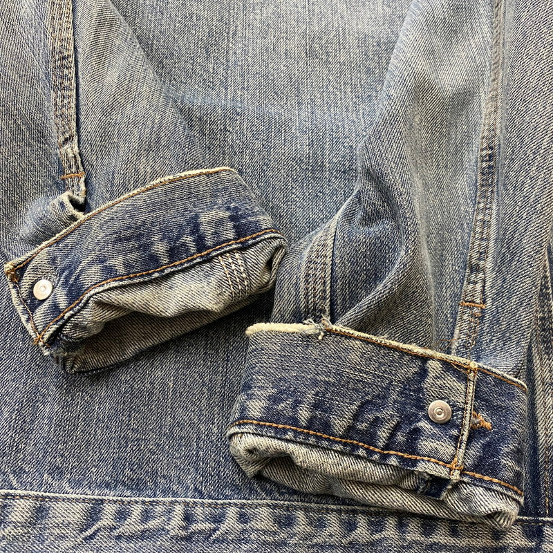 【中古品】【メンズ】 CARHARTT カーハート DENIM TRUCKER JACKET デニム トラッカー ジャケット アウター 145-260623-sa-06-tei サイズ:不明 カラー:インディゴ 万代Net店