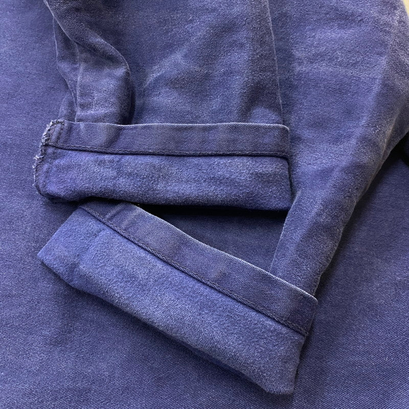 【現状渡し品】【メンズ】 EURO ユーロ 50's MOLESKIN DOUBLE BREASTED JACKET VINTAGE 50年代 モールスキン ダブルブレスト ジャケット アウター ヴィンテージ 145-260624-sa-02-tei サイズ:不明 カラー:ネイビー 万代Net店