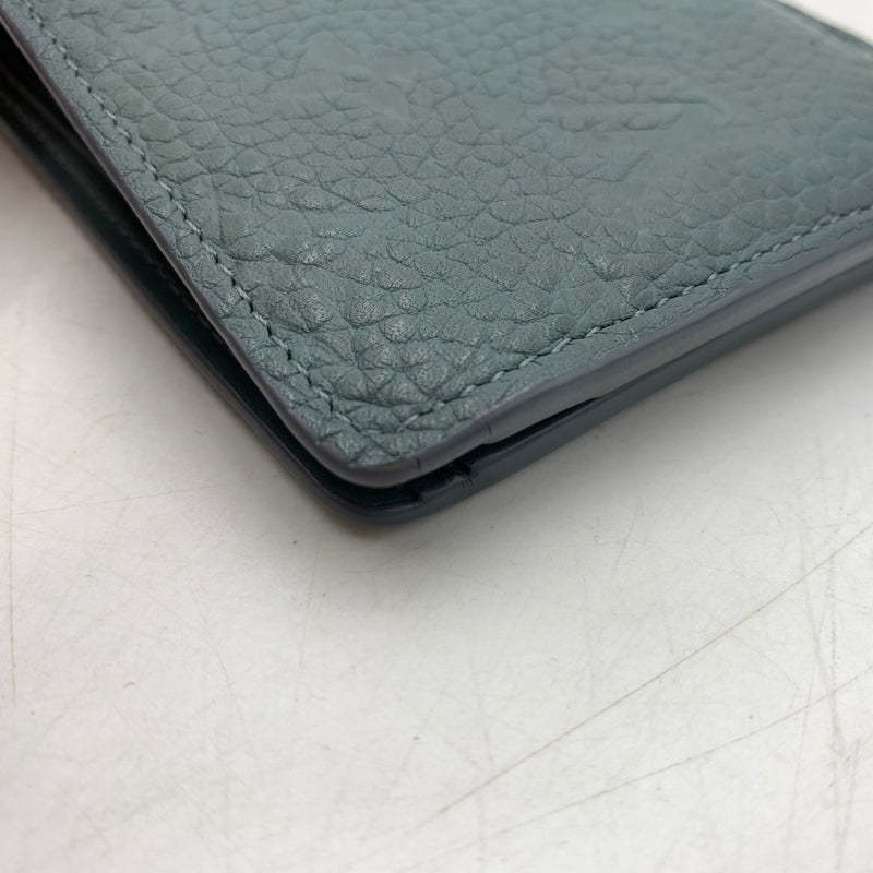 【中古品】【メンズ/レディース】 LOUIS VUITTON ルイヴィトン M14252 モノグラム・ポルトフォイユ ミュルティプル 財布 二つ折りウォレット 札入れ 179-260624-ko-17-tei カラー:ブルー系 万代Net店