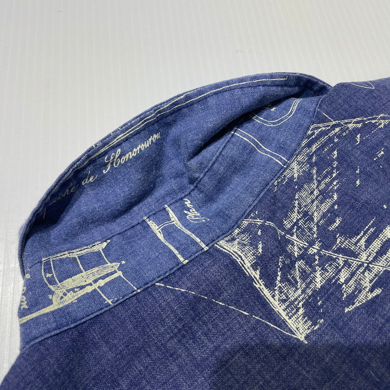 【現状渡し品】【メンズ】 KAHARA カハラ ALOHA SHIRT アロハ シャツ 半袖 トップス 145-260723-sa-11-tei サイズ:L カラー:総柄 万代Net店