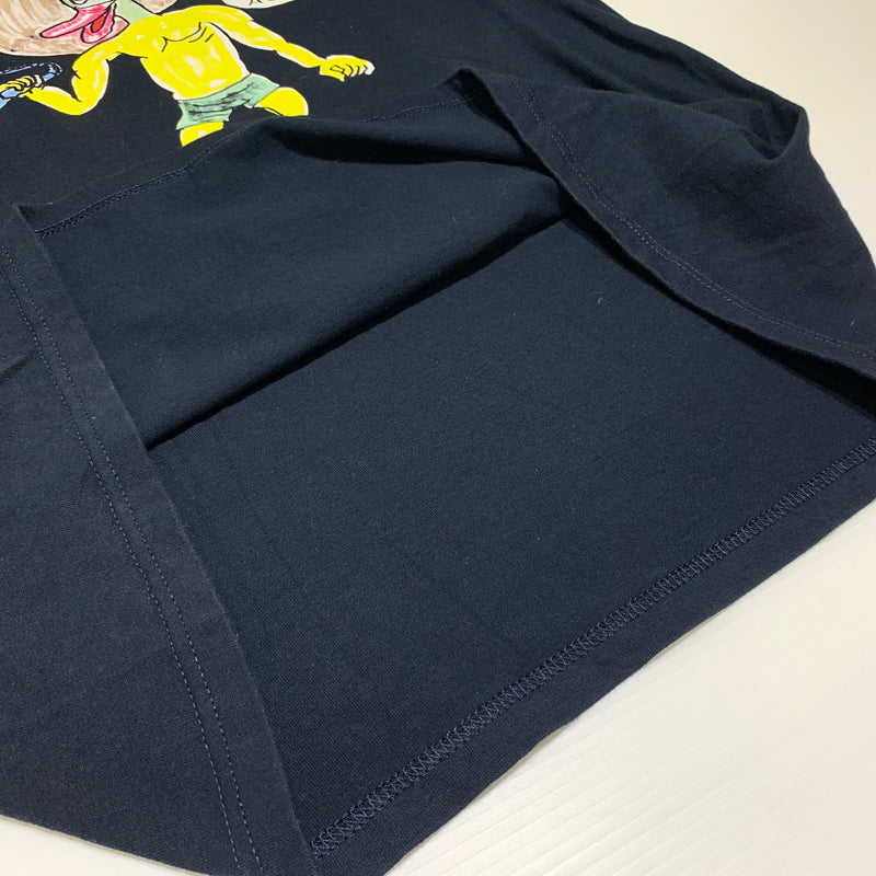 【中古品】【メンズ】 Supreme シュプリーム DANIEL JOHNSTON S/S TEE ダニエル ジョンソン ショートスリーブ Tシャツ 半袖 トップス 149-260629-ko-15-tei サイズ:L カラー:ネイビー系 万代Net店