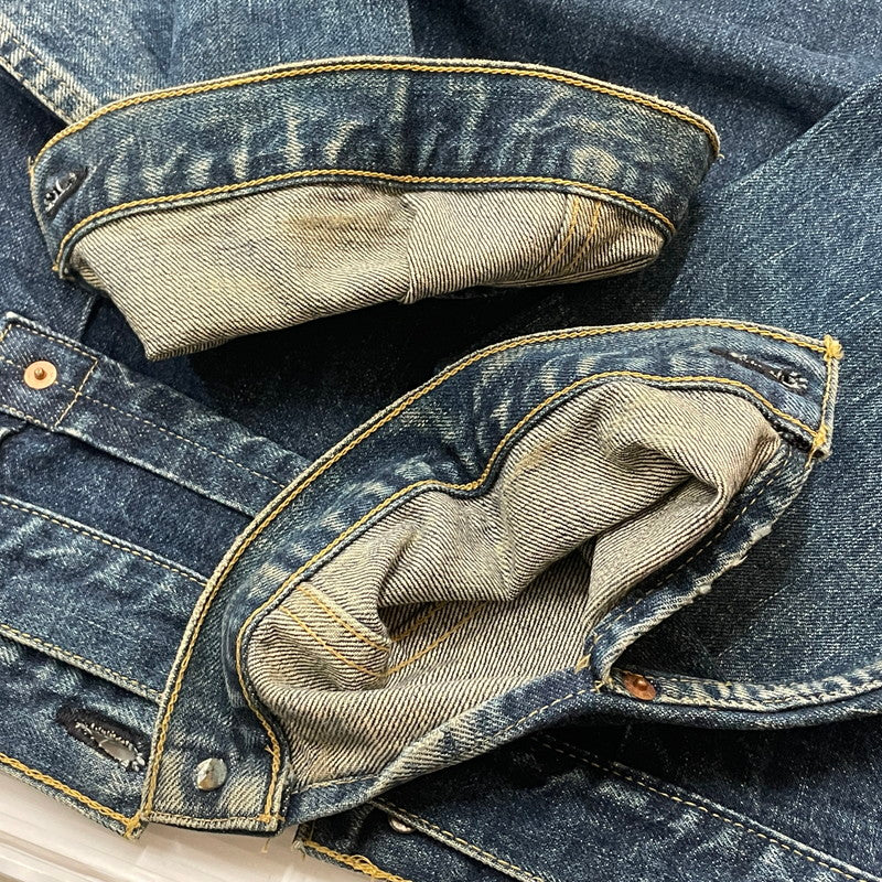 【現状渡し品】【メンズ】 LEVI’S リーバイス 71506XX 大戦モデル 復刻 1ST デニムジャケット アウター ジーンズ ジャケット 156-251130-sa-16-tei サイズ:40 カラー:インディゴ 万代Net店