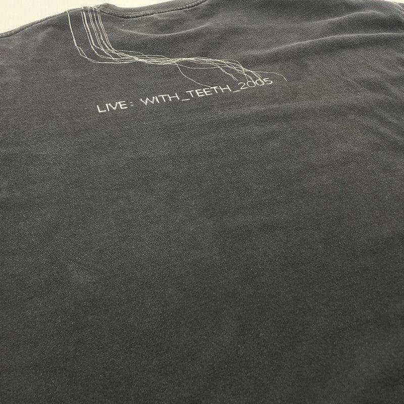 【中古品】【メンズ】 GIANT ジャイアント NINE INCH NAILS WITH TEETH 2005 TOUR TEE ナイン インチ ネイルズ ウィズ ティース 2005 ツアー Tシャツ 半袖 トップス 145-260701-sa-23-fuzh サイズ:不明 カラー:ブラック 万代Net店