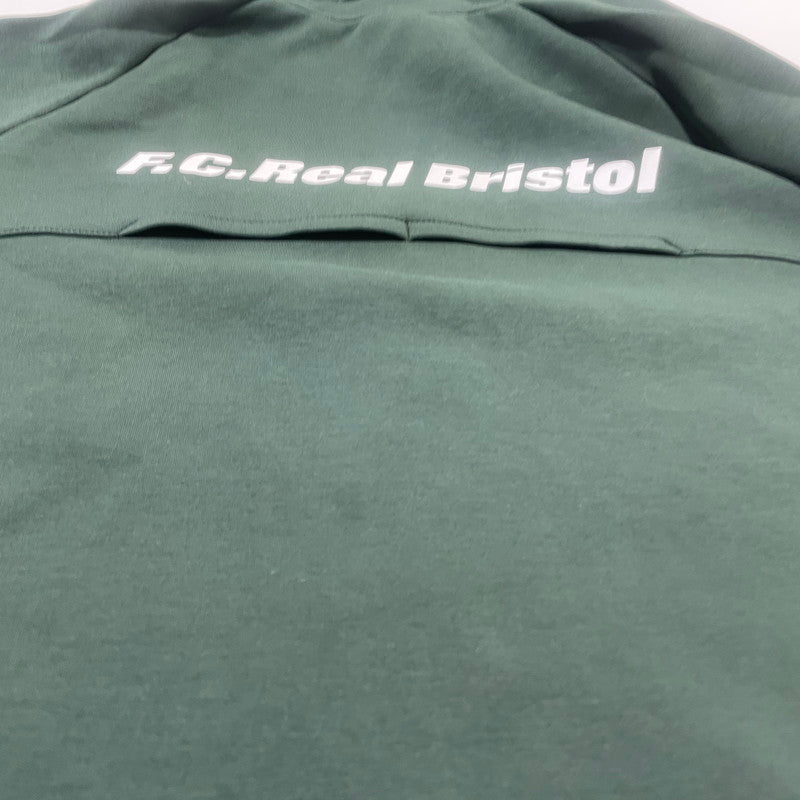 【中古品】【メンズ】 FCRB エフシーアールビー VENTILATION TRAINING HOODIE FCRB-250038 ベンチレーション トレーニング フーディ トップス ジップ パーカー 142-260701-sa-20-tei サイズ:L カラー:グリーン 万代Net店