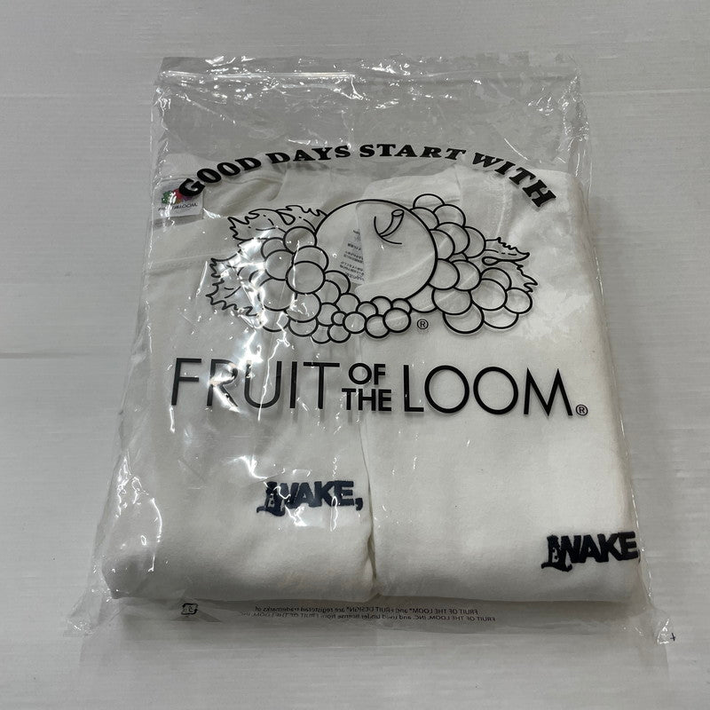 【中古品】【メンズ】 WAKE.SAPPORO ウェイク サッポロ × FRUIT OF THE LOOM フルーツ オブ ザ ルーム 別注コラボ 2 PACK TEE ツー パック Tシャツ 半袖 トップス 140-260708-sa-01-tei サイズ:XL カラー:ホワイト 万代Net店
