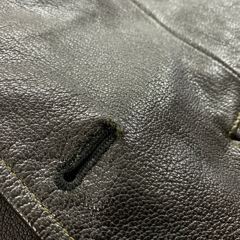 【中古品】【メンズ】 WESTRIDE CYCLE TOGS ウエストライドサイクルトグス GOAT SKIN TAILORED JACKET ゴートスキン テーラードジャケット アウター レザージャケット 145-260716-ko-12-tei サイズ:36 カラー:ブラック 万代Net店