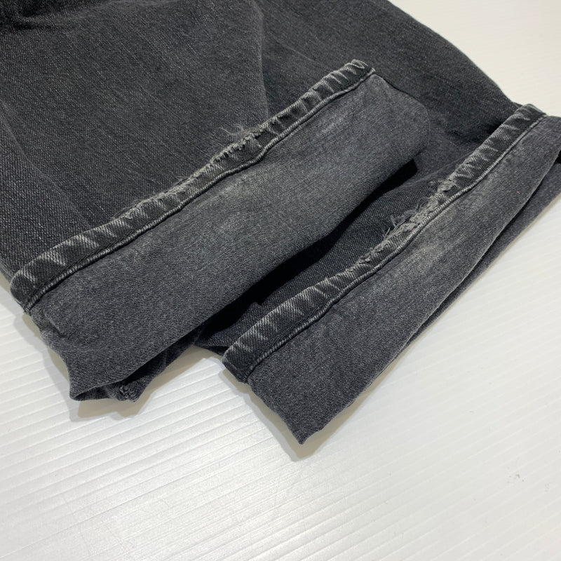 【中古品】【メンズ】 Lee Pipes リー・パイプス × KEBOZ ケボズ 別注 コラボ BAGGY DENIM PANTS LB0438 バギー デニムパンツ ボトムス ワイドパンツ 153-260720-ko-10-tei サイズ:L カラー:ブラック 万代Net店