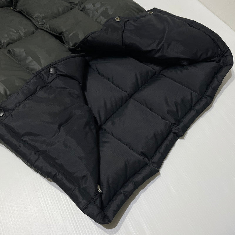 【中古品】【メンズ】 OLD Stussy オールドステューシー REVERSIBLE DOWN VEST リバーシブルダウンベスト アウター 142-260730-ss-01-tei サイズ:M/※無地側ポケット横ダメージ有 カラー:ブラック×グレー 万代Net店