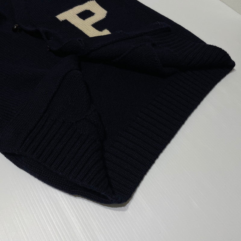 【中古品】【メンズ】 POLO by Ralph Lauren ポロ・ラルフローレン KNIT CARDIGAN ニット カーディガン アウター 147-260730-ss-06-tei サイズ:L カラー:ネイビー 万代Net店