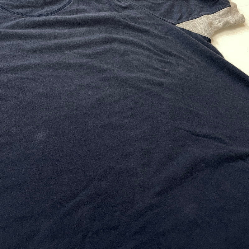 【中古品】【メンズ】 NIKE ナイキ 00's FRONT LOGO TEE 2000年 フロント ロゴ Tシャツ 半袖 トップス 148-260801-sa-17-tei サイズ:S カラー:ネイビー 万代Net店