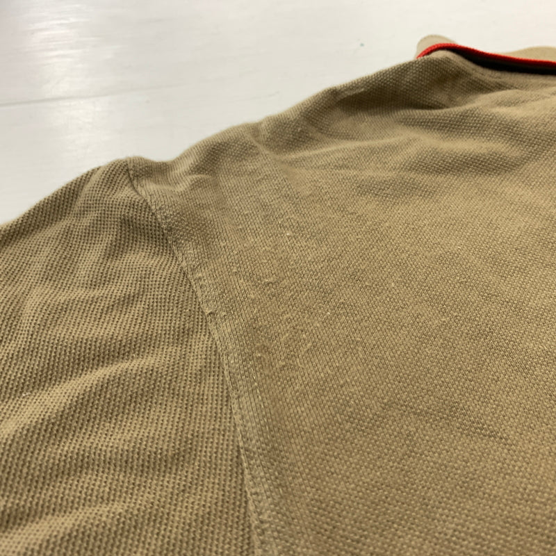 【現状渡し品】【メンズ】 COMME des GARCONS コムデギャルソン S/S POLO SHIRTS ショートスリーブ ポロシャツ 半袖 トップス 140-260808-ko-11-tei サイズ:S カラー:ブラウン 万代Net店