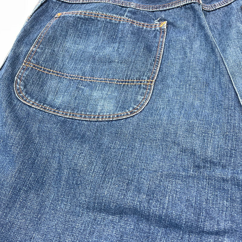 【現状渡し品】【メンズ】 BIGMAC ビッグマック 50’s VINTAGE TALON PINLOCK PAINTER DENIM 50年代 ヴィンテージ かぎ爪 ピンロック ペインター デニム ボトムス 片爪 ジーンズ 156-260809-sa-05-tei サイズ:不明 カラー:インディゴ 万代Net店