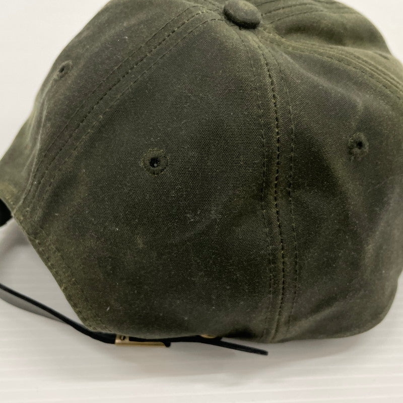 【中古品】【メンズ】 BARBOUR バブアー × LEVI'S リーバイス 別注コラボ WAX COTTON CAP 252MHA0912 ワックス コットン キャップ 帽子 185-260828-yo-21-teih サイズ:ONESIZE カラー:オリーブ 万代Net店