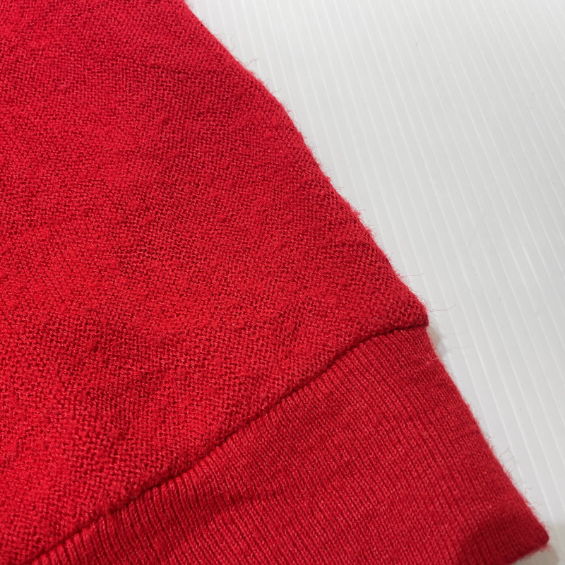 【中古品】【メンズ】 IZOD LACOSTE アイゾッド ラコステ 80's ACRYLIC KNIT BUTTON CARDIGAN VINTAGE 80年代 アクリル ニット ボタン カーディガン 長袖 トップス ヴィンテージ 145-260828-yo-04-teih サイズ:XL カラー:レッド 万代Net店