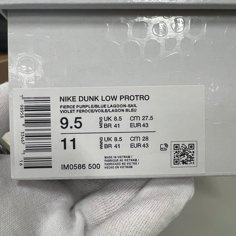 【中古美品】【メンズ】 NIKE ナイキ IM0586-500 DUNK LOW PROTRO ダンク ロー プロトロ 箱付属 スニーカー 160-260916-ny-03-fuzh サイズ:27.5cm カラー:パープル 万代Net店
