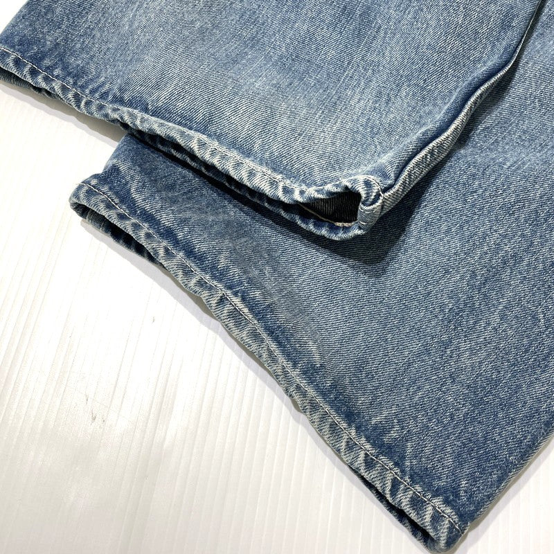 【中古品】【メンズ】 GRAPHPAPER グラフペーパー SELVAGE DENIM TWO TUCK PANTS GU221-40241 セルビッチ デニム ツータック パンツ ボトムス 151-260811-yo-12-tei サイズ:3 カラー:インディゴ 万代Net店