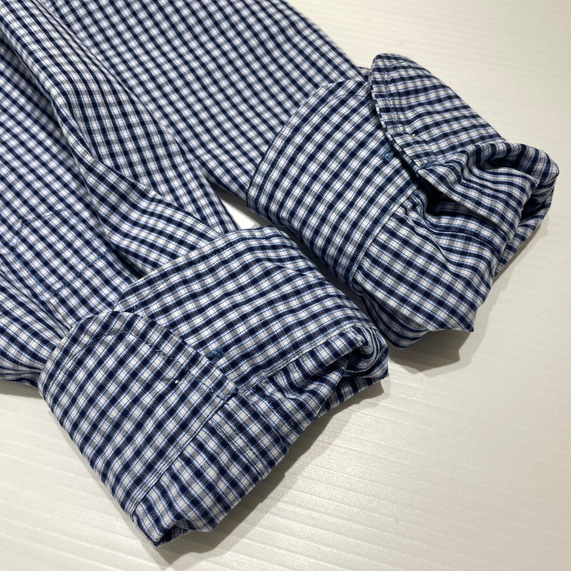 【中古品】【メンズ】 HUMAN MADE ヒューマンメイド CHECK B.D. L/S SHIRT HM29SH012 チェック ボタンダウン ロングスリーブ シャツ 長袖 トップス 142-260820-ko-08-teih サイズ:L カラー:ブルー 万代Net店