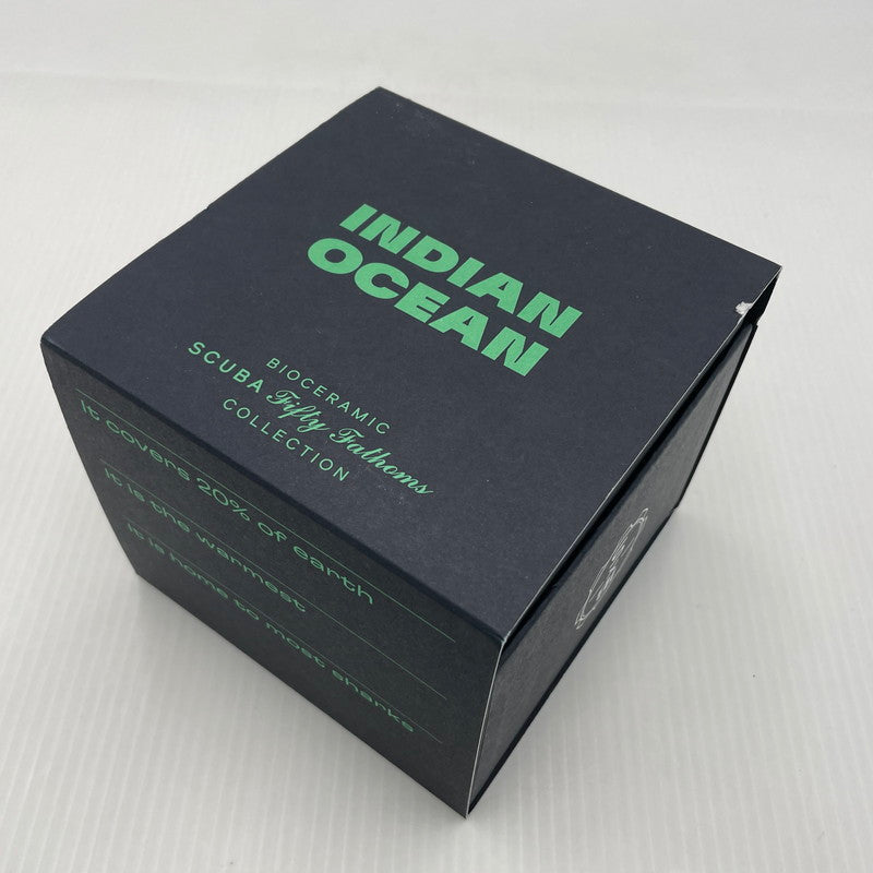 【中古品】【メンズ】 BLANCPAIN ブランパン × SWATCH スウォッチ 別注コラボ FIFTY FATHOMS INDIAN OCEAN フィフティファゾムス インディアンオーシャン 腕時計 自動巻き 197-260820-yo-12-teih カラー:グリーン 万代Net店