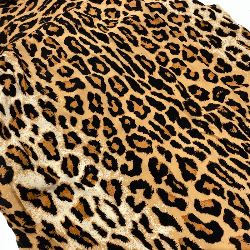 【中古品】【メンズ】 WACKOMARIA ワコマリア LEOPARD RAYON L/S SHIRT レオパード レーヨン ロングスリーブ シャツ 長袖 トップス 140-260824-yo-09-teih サイズ:L カラー:柄 万代Net店